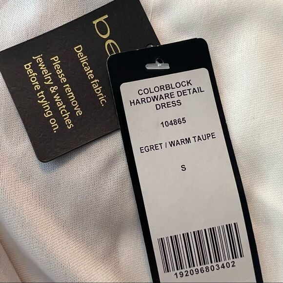 NWT! Bebe colour block hardware detail dress - Picture 5 of 12